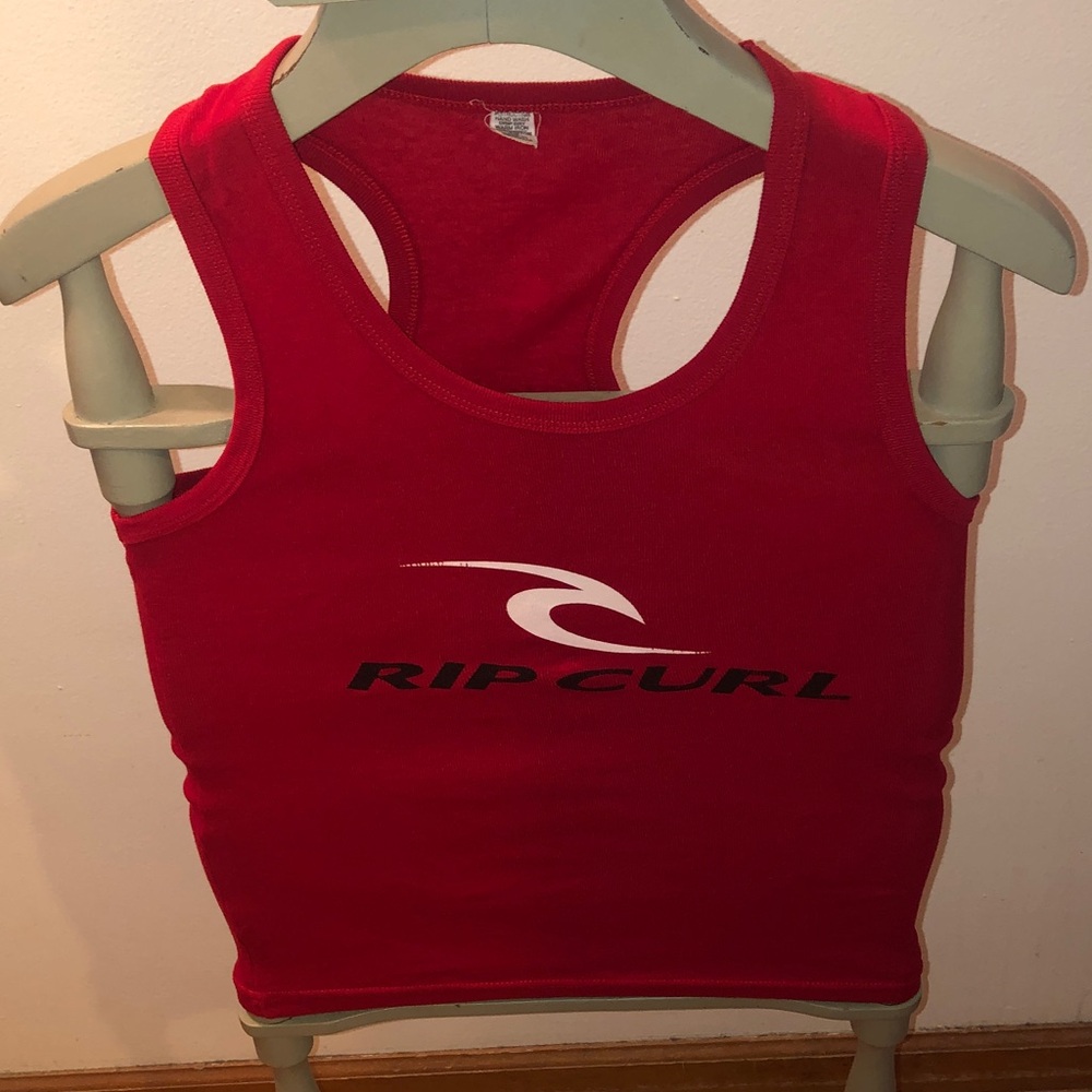 Rip Curl Red Racerback Tank
